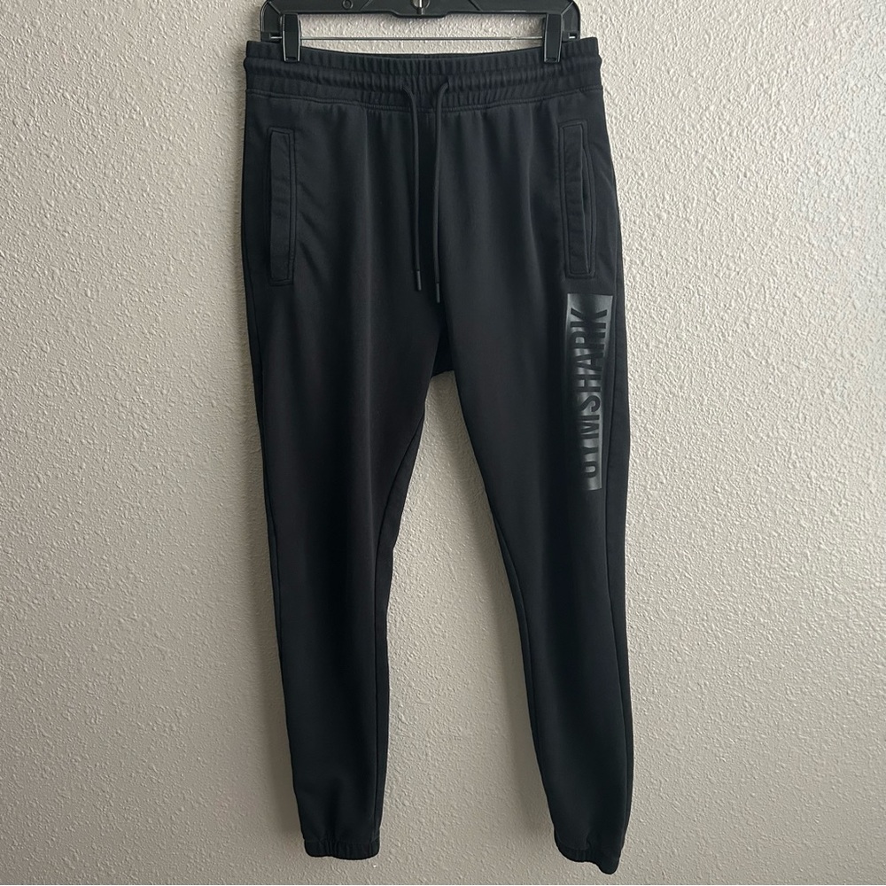 Gymshark Black Block Pull-On Drawstring Waist Jog… - image 2